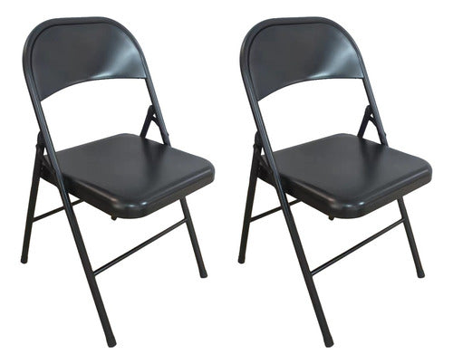 Koa Folding Chair Set X2 - Reinforced, Lightweight, and Comfortable 0