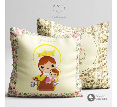 Decorative Cushions with Cheerful and Sweet Religious Illustrations 5