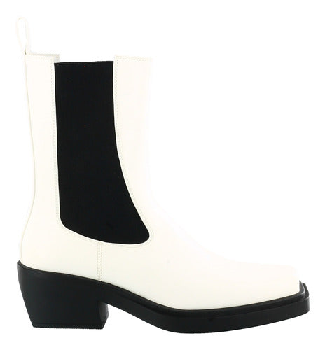 Miss Carol Roma Square Toe Boot with Elastic 1