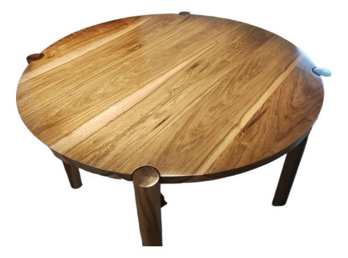 Proyecto_359 Round Solid Wood Top 0