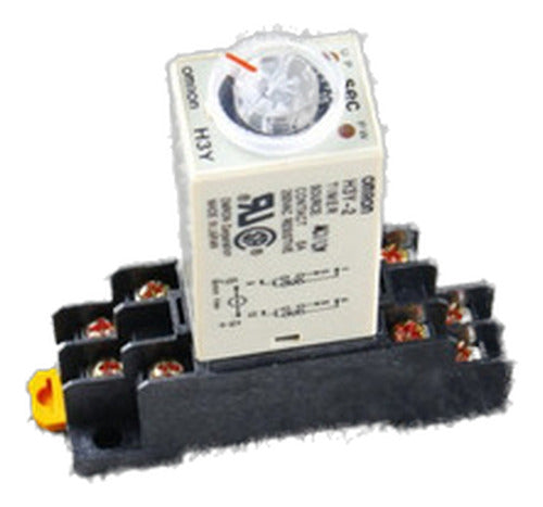 H3Y H3Y 2 Timer Delay Relay 1.0-30 Seconds AC110V 5A 0