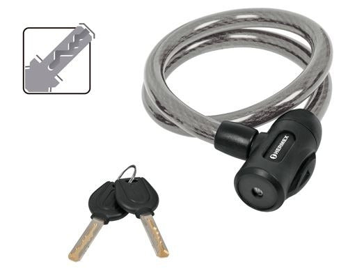 Hermex Cable Lock with Key 120cm (D:15mm) CB-15 0