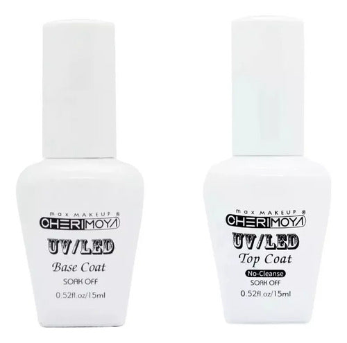 Cherimoya 15ml Base Coat + Top Coat Gel LED UV 1