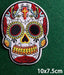 Aplique Bordado Calavera Mexicana Termoadhesiva 1