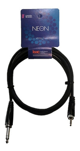 KWC Mini Plug Stereo 3.5m to Plug Stereo 6.5m Cable 0