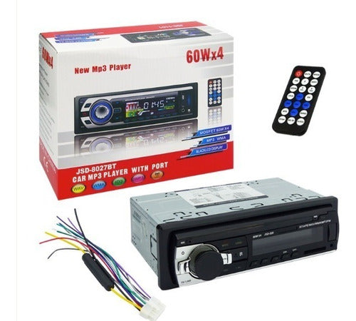 Generic Car Stereo Radio with Bluetooth, USB, and Remote Control 0