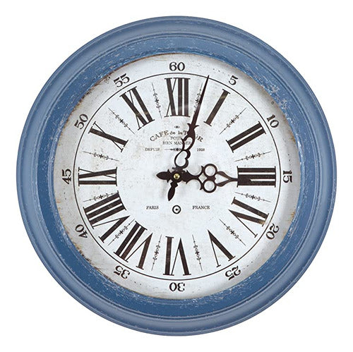 Yosemite Home Decor Reloj De Pared Circular De Hierro, Marc. 0