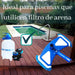 Nalúa Deluxe Pool Vacuum Cleaner with Brushes 1