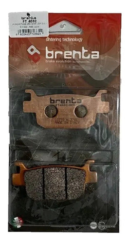 Pastillas Freno Brenta Benelli Trk 502x Sinterizada Traseras 0