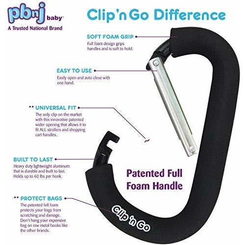 Pbnj Baby Clip N Go 2 Pack XLarge Stroller Organizer 1