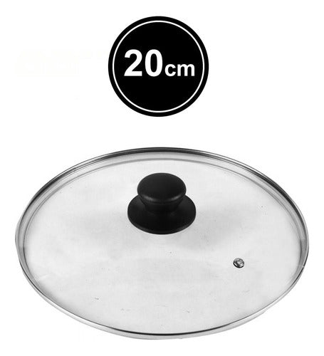 20cm Tempered Glass Lid for Pots and Pans by Pettish Online 7