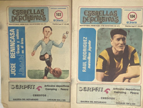 Peñarol Uruguay 8 Revistas Estrellas Deportivas Lote F7 Ej3 0