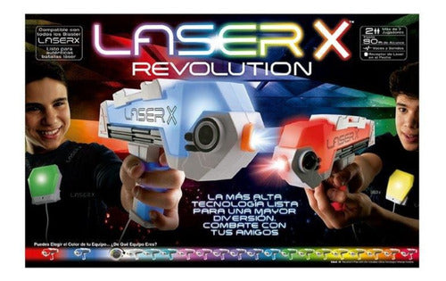 Gamer Laser Gun with Lights and Sound X2 0