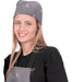 Chef Baker's Pirate Bandana Cap Gabardine Anchor Print Solid Color Uniform Hat - Present! 13