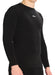 Thermal Long Sleeve Plain Black T-Shirt for Adults by Imago 2