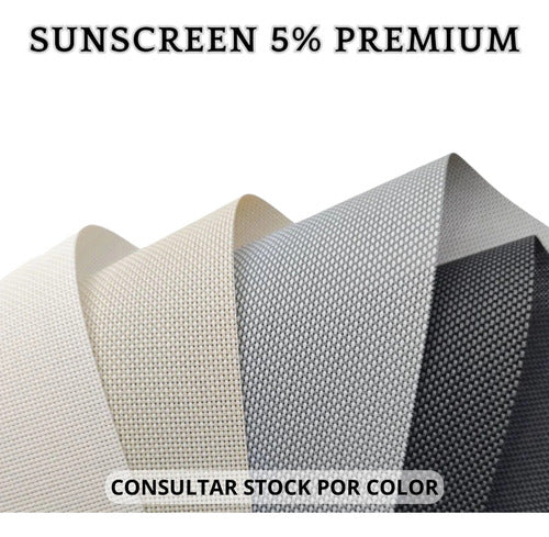 Innovale Cortina Roller Doble Blackout Y Sunscreen Premium 80x100cm 1