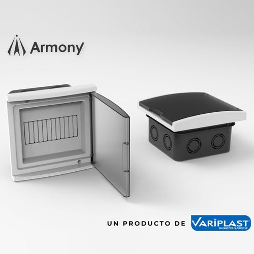 Variplast Caja Para Termica 6 Modulos Embutir Armony 1