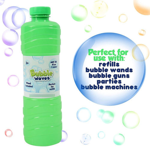 Liquido Burbujero Para Hacer Burbujas Jabon 1 Litro 2