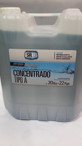 SR33 Antifreeze Coolant Concentrate 20 Liters Organic 1