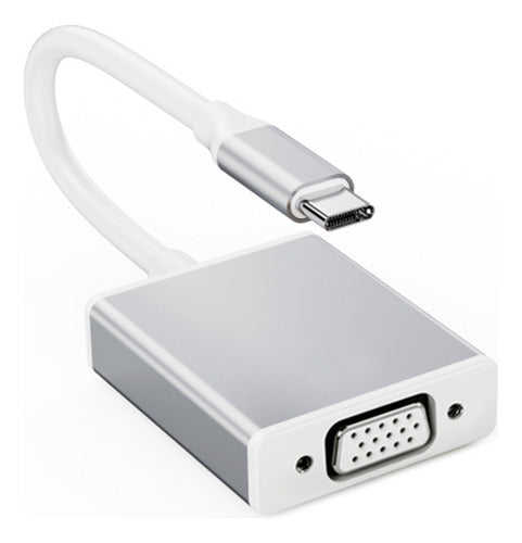 Cable Adaptador Usb-c 3.1 A Vga Macbook Thunderbolt 3 S8 S9 0