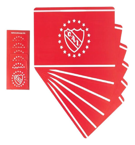 City Blanco Individuales y Posavasos Independiente Oficial Pack x 6 0