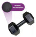 770 Store Hexagonal Dumbbell 3kg 3