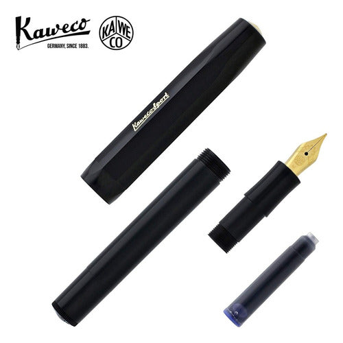 Kaweco Sport Classic Black Fountain Pen Bold Stroke 2