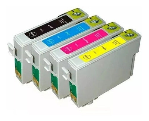 Pack 4 Cartuchos Compatibles Alta Calidad Epson Xp 2101 T206 5