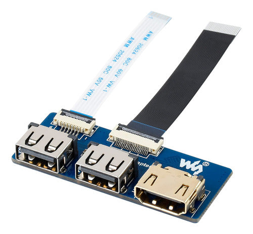 Waveshare Adaptador Hdmi Usb Cm4-io-base, Convertidor Usb 2. 0