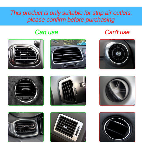 20pcs Car Air Conditioner Decoration Strips Wood - DIY Trim Strips 4