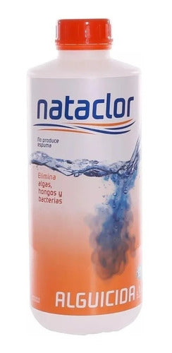 Combo Clarifier + Algaecide Nataclor 1 Liter for Pools 1
