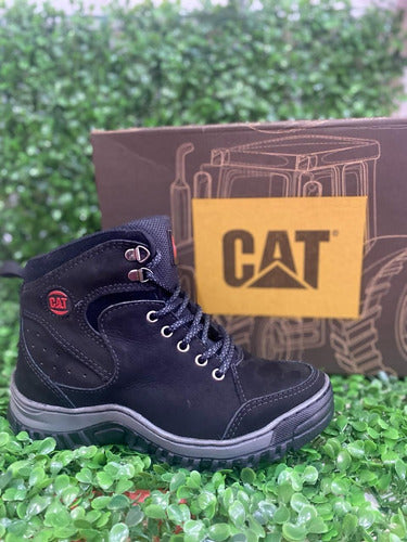 Bota Cat Caterpillar Retro Gamuza Y Cuero 100% 3