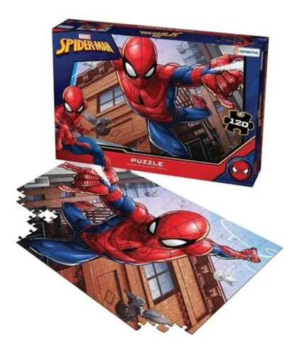 El Mundo del Juguete Spiderman Marvel Puzzle 120 Piezas 22 X 32 Cm 0