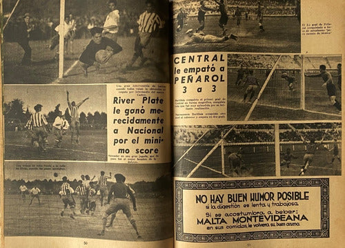 Mundo Uruguayo N°835 Basketbol Universitario / Peñarol  1935 6