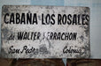 Cartel Cabaña Los Rosales   Colonia 0