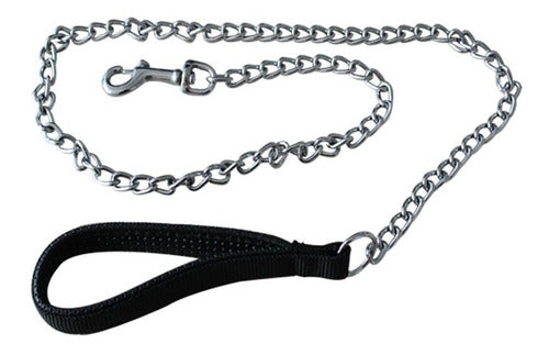 RAST Dog Leash Chain 120cm, 2.5mm Armored Hook Soft Handle 7