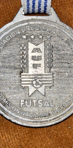 Medalla Original Y Oficial Auf Futsal Uruguay 1