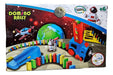 ZADIKIAN Domino Rally Space Train + Launcher with Airplane 0