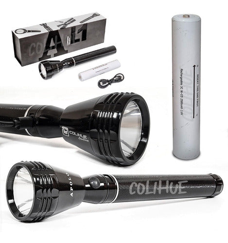 Rechargeable LED Apollo A-L1 Long Distance Flashlight // USB Rechargeable 0