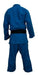 Shiai Judogi Shiai Traje Tramado Mediano Azul 0 A 3 Uniforme Judo 3