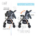 Lightweight Compact Baby Stroller Crib 4