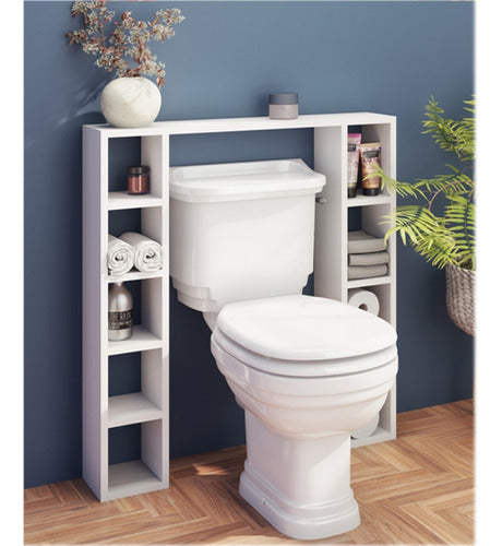 Schneider Eco Low Over-Toilet Stand in White RSIBB 1