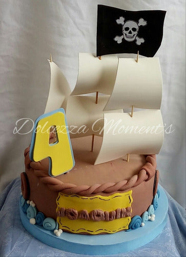 Dolcezza Moments Torta Decorada Tematica Piratas 1