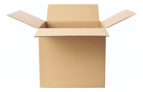 Reinforced Moving Packing Box 30x30x25 10 Units 0