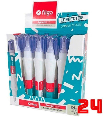 Filgo Corrector Liquido 7ml Caja X 24 Unidades Super Promo 0