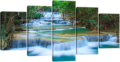 Wieco Art Giclée Reproduction Canvas 5 Large Panels 0