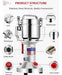 Moongiantgo Molinillo De Grano Eléctrico Molinillo De Especi 2