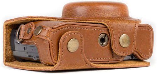 Funda Para Panasonic Lumix Dc-zs80 Y Mas Megagear Marron 1