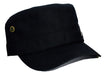 Black Short Brim Cap 12