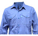 Classic Reinforced Work Shirt with Pockets by Ombu 7